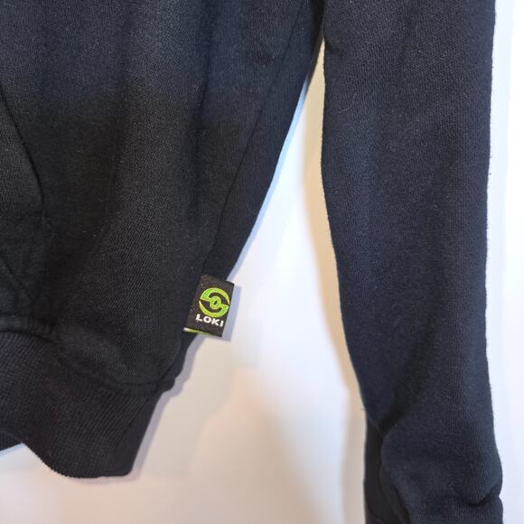 Loki Asventure Hoodie Zip-Up Pocketed Sleeve Size 7 Face Shield & Mitten Unisex - Picture 8 of 11